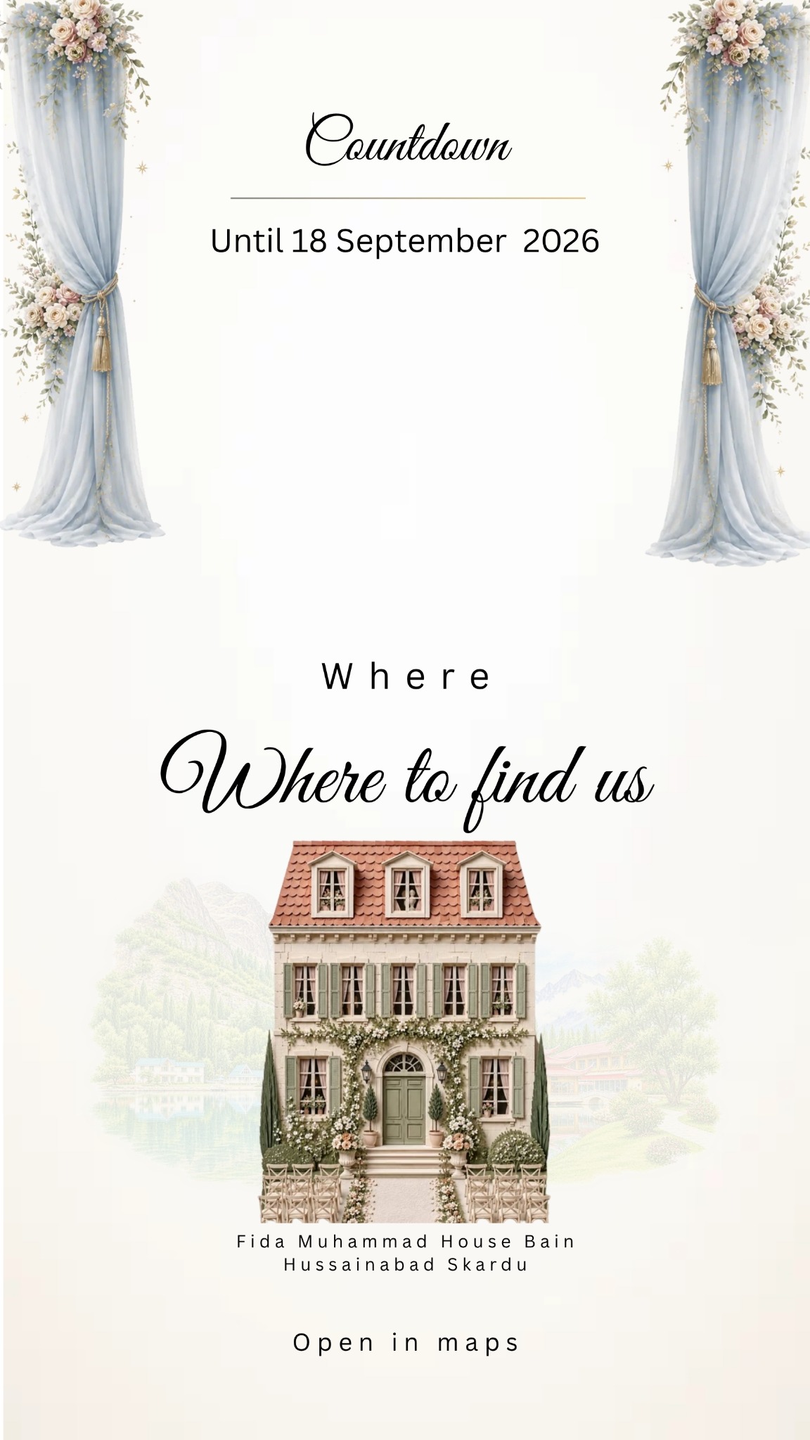 Countdown and location